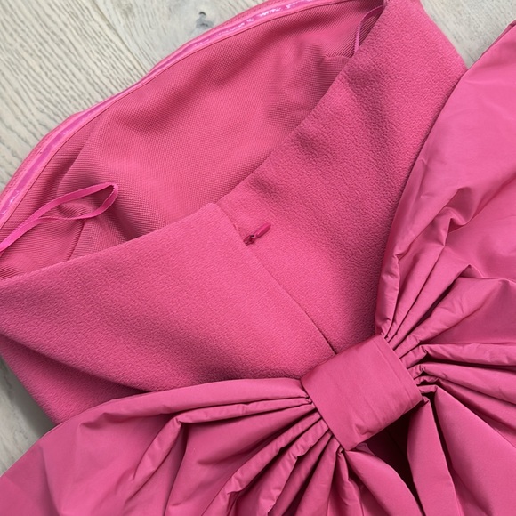 Rebecca Vallance Anais Bow Midi Dress, Rose Pink, 8 UK/ 4US - Picture 12 of 16